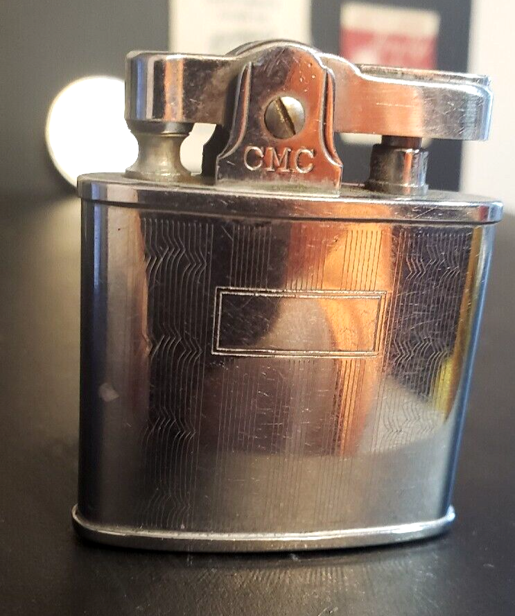 Vintage Continental CMC Continental Lighter Chrome, working!