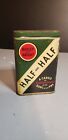 Vintage Half and Half Burley & Bright Bowl and Pipe Tobacco Empty Pocket Tin