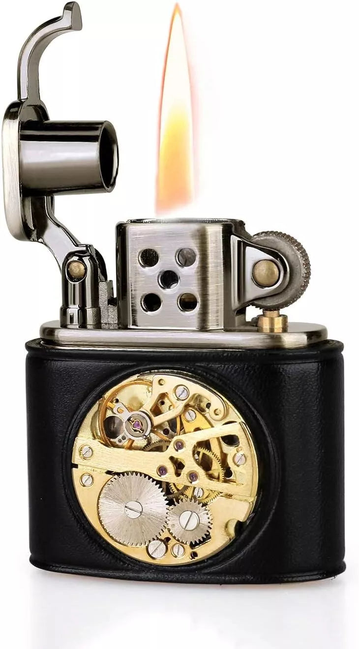 Cool Kerosene Lighter Fluid Refillable with Removable Metal Lighter Case/Inse...