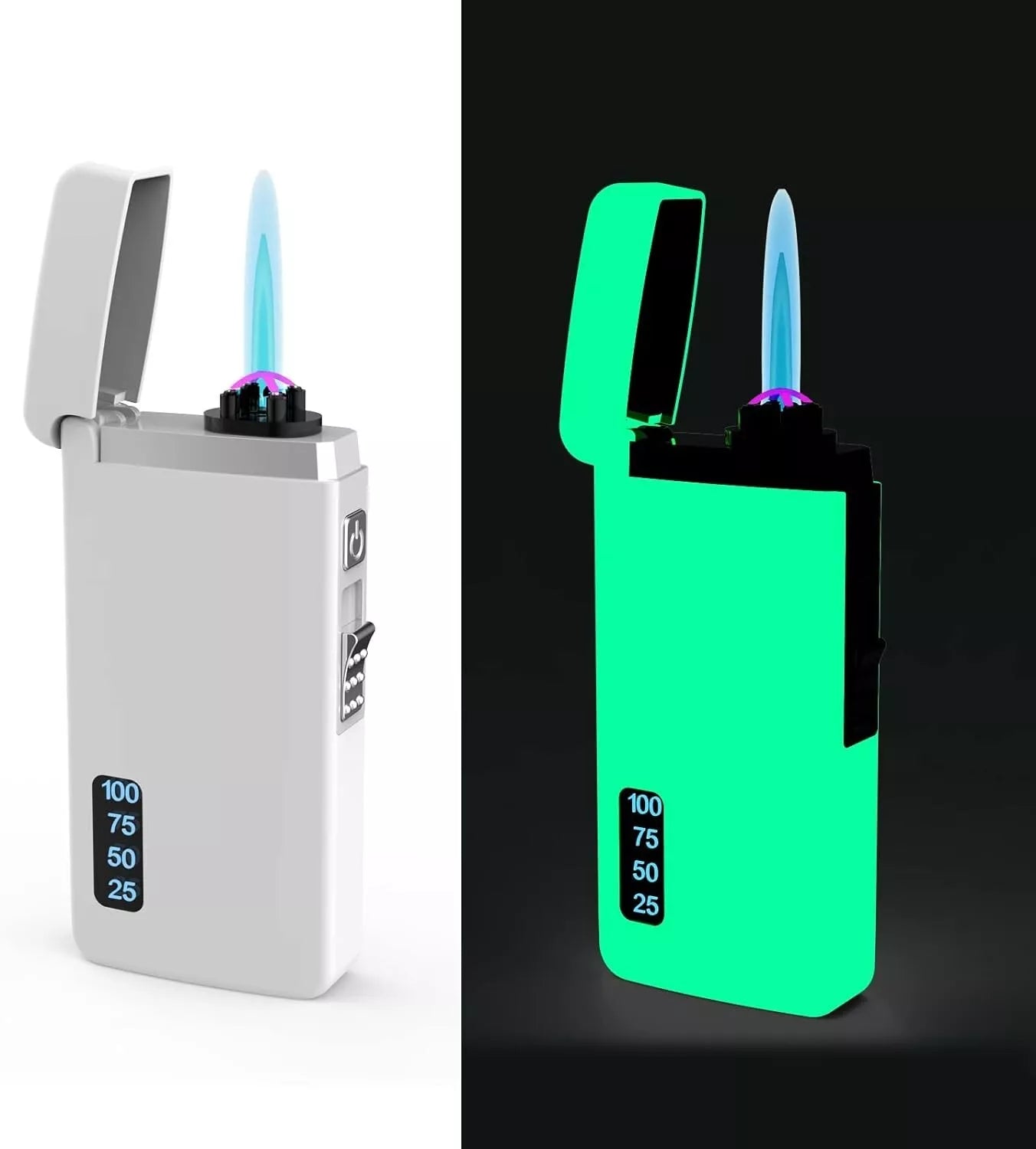 Jnfire Infinity Electric Lighters Rechargeable USB Lighter, Electronic Plasma Bu