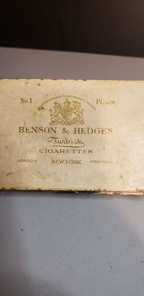 Benson and Hedges turkish no1 plain Cigarettes Tin