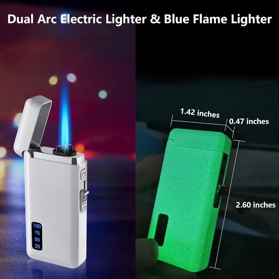 Jnfire Infinity Electric Lighters Rechargeable USB Lighter, Electronic Plasma Bu