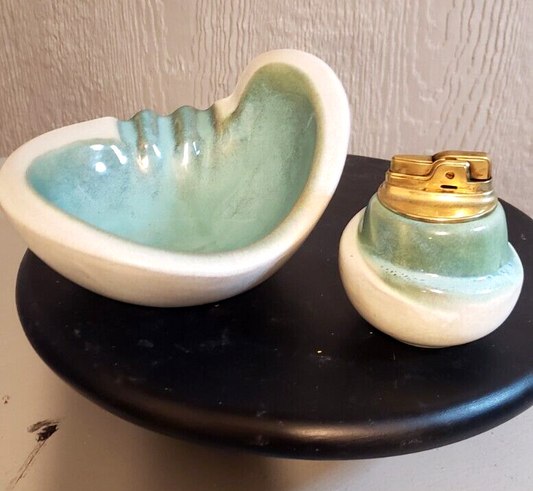 Vintage "Ronson" Ash tray and Lighter set working as should