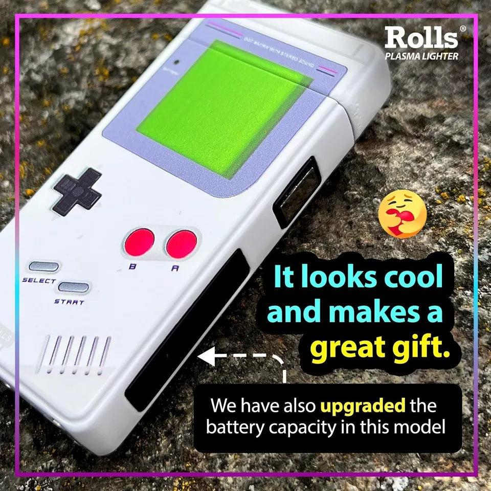 Rolls Electric Lighter - USB Rechargeable Retro Gamer Lighter - Cool Lighters -