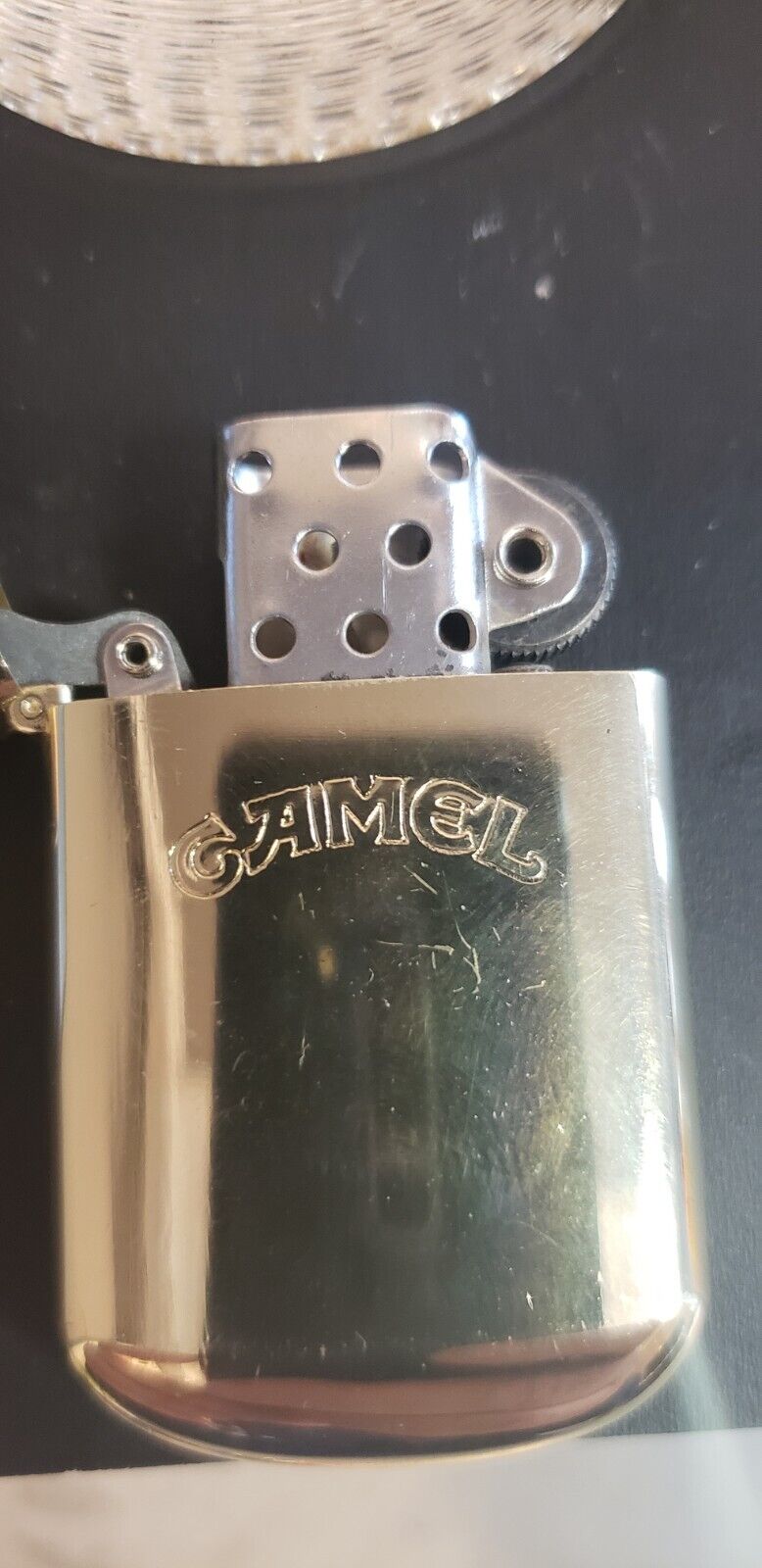 Vintage Camel Gold Flip Top Lighter