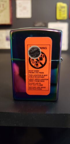 2003 ZIPPO"DECK OF CARDS" blue tint. unstruck and sealed