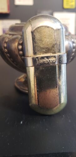 Vintage Marlboro Promotional Brass No 6 Trench Style Lighter