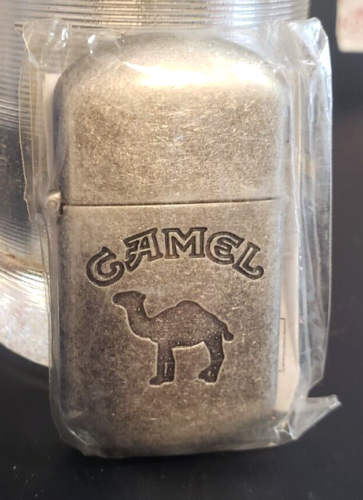 Vintage Camel Lighter, Flip Top, Metal, brand new