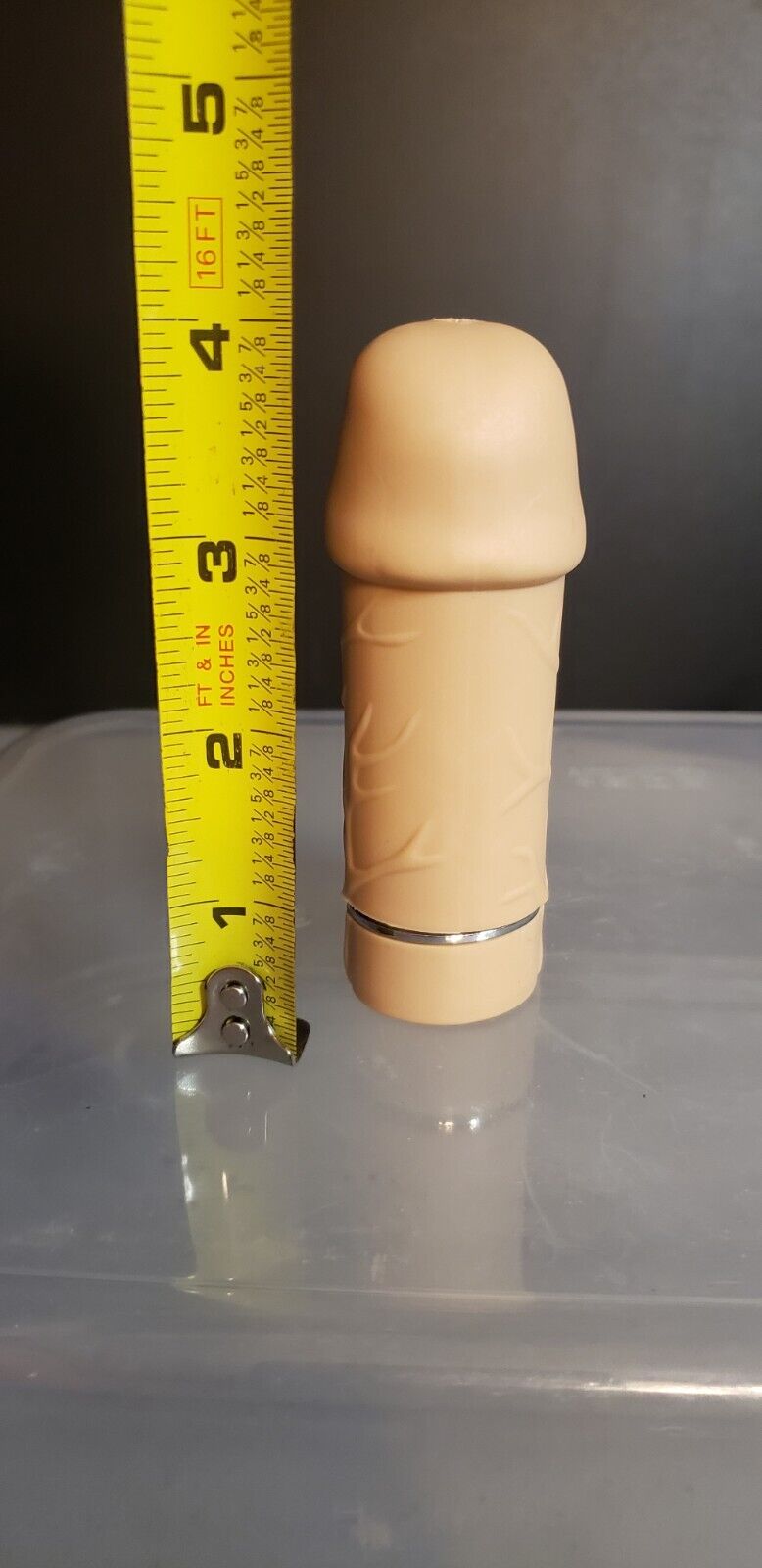 Novelty Real Look & Feel Vibrating Penis Refillable Torch Lighter. "Average Size"