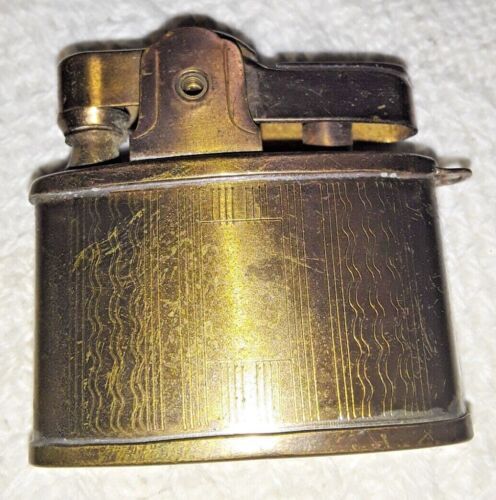 Vintage BRASS Cigarette lighters - PACTON - Japan missing key chain
