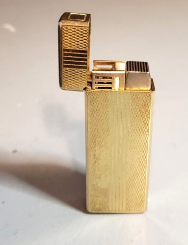 Vintage Collectible Domani Piezo Electric Lighter Gold Plated Japan