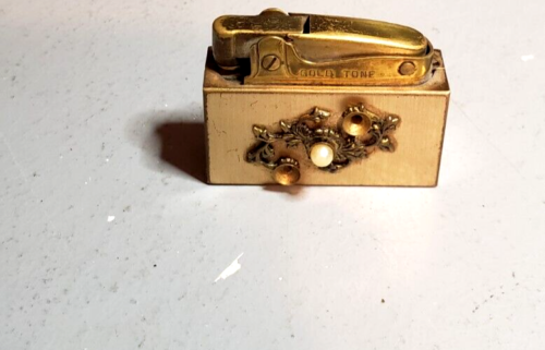 Vintage Gold Tone Pocket Lighter West Germany Midcentury